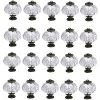 BEBUSINGOTO 20er-Pack transparente Kürbisknöpfe aus Acryl für Türen, Schränke, Schubladen, Kommoden, Kleiderschränke, Küchenmöbel oder Kinderzimmer BEBUSINGOTO 20er-Pack transparente Kürbisknöpfe aus Acryl für Türen, Schränke, Schubladen, Kommoden, Kleiderschränke, Küchenmöbel oder Kinderzimmer von BEBUSINGOTO