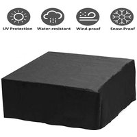 BEBUSINGOTO 244 x 244 x 90 cm, Spa-Abdeckung, Whirlpool, Schwimmbad, Badewanne, Spa-Abdeckung aus Oxford-Gewebe für den Garten im Freien, staubdicht, BEBUSINGOTO 244 x 244 x 90 cm, Spa-Abdeckung, Whirlpool, Schwimmbad, Badewanne, Spa-Abdeckung aus Oxford-Gewebe für den Garten im Freien, staubdicht, von BEBUSINGOTO