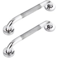 BEBUSINGOTO 2er-Pack Haltegriffe aus Edelstahl 304 für das Badezimmer mit rutschfestem Griff, für Badewanne, Toilette, Badezimmer, Treppengeländer BEBUSINGOTO 2er-Pack Haltegriffe aus Edelstahl 304 für das Badezimmer mit rutschfestem Griff, für Badewanne, Toilette, Badezimmer, Treppengeländer von BEBUSINGOTO