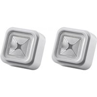 BEBUSINGOTO 2er-Pack Handtuchhalter mit Haken, hochwertiger selbstklebender Kleiderbügel aus Kunststoff, für Küche und Badezimmer, BEBUSINGOTO 2er-Pack Handtuchhalter mit Haken, hochwertiger selbstklebender Kleiderbügel aus Kunststoff, für Küche und Badezimmer, von BEBUSINGOTO