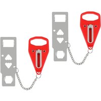 BEBUSINGOTO 2er-Pack tragbare Türschlösser zum Verhindern unbefugten Zutritts, zusätzliches Schloss für Privatsphäre und Sicherheit zu Hause, im Hotel BEBUSINGOTO 2er-Pack tragbare Türschlösser zum Verhindern unbefugten Zutritts, zusätzliches Schloss für Privatsphäre und Sicherheit zu Hause, im Hotel von BEBUSINGOTO
