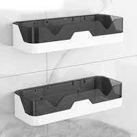 BEBUSINGOTO 2er-Set Duschablage ohne Bohren, Wandmontage, Duschablagekorb für Bad/Küche BEBUSINGOTO 2er-Set Duschablage ohne Bohren, Wandmontage, Duschablagekorb für Bad/Küche von BEBUSINGOTO