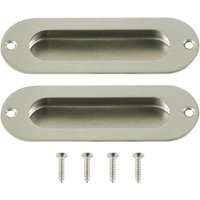 BEBUSINGOTO 2er-Set Einbaugriffe für Schiebetüren Edelstahl Schiebetürgriffe von BEBUSINGOTO