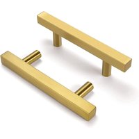 BEBUSINGOTO 2er Set Metallgriffe, 64 mm Achsabstand, Schlafzimmergriff, Edelstahl Bürogriff mit Schrauben BEBUSINGOTO 2er Set Metallgriffe, 64 mm Achsabstand, Schlafzimmergriff, Edelstahl Bürogriff mit Schrauben von BEBUSINGOTO