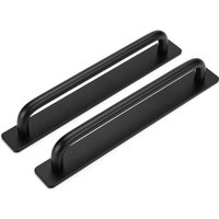 BEBUSINGOTO 2er Set Selbstklebender Küchenschrankgriff Schiebetürgriff Schwarzer Möbelgriff Selbstklebender Aluminiumgriff Selbstklebender BEBUSINGOTO 2er Set Selbstklebender Küchenschrankgriff Schiebetürgriff Schwarzer Möbelgriff Selbstklebender Aluminiumgriff Selbstklebender von BEBUSINGOTO
