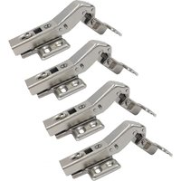 BEBUSINGOTO 35-mm-Eckscharnier mit 45°-Öffnungswinkel und Dämpfer für mehrseitige Türen. Scharniere mit Soft-Close-Funktion für Eckfalttüren. von BEBUSINGOTO