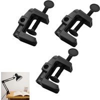 BEBUSINGOTO 3er-Pack Ersatzklemmen für Schreibtischlampen mit Schwenkarm, nicht abfärbender Kunststoffhalter, verstellbare Schwanenhals-Tischlampe, BEBUSINGOTO 3er-Pack Ersatzklemmen für Schreibtischlampen mit Schwenkarm, nicht abfärbender Kunststoffhalter, verstellbare Schwanenhals-Tischlampe, von BEBUSINGOTO