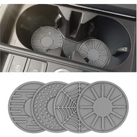BEBUSINGOTO 4 Auto-Getränkehalter-Untersetzer, rutschfeste Silikonuntersetzer zum automatischen Einsetzen, universelles Innenraumzubehör für die BEBUSINGOTO 4 Auto-Getränkehalter-Untersetzer, rutschfeste Silikonuntersetzer zum automatischen Einsetzen, universelles Innenraumzubehör für die von BEBUSINGOTO
