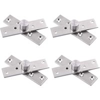 BEBUSINGOTO 4 Stück 360 Grad versteckte drehbare Türscharniere, Drehscharnier für Tür oben unten, Holztürscharnier, Stahlscharnier BEBUSINGOTO 4 Stück 360 Grad versteckte drehbare Türscharniere, Drehscharnier für Tür oben unten, Holztürscharnier, Stahlscharnier von BEBUSINGOTO