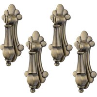 BEBUSINGOTO 4 Stücke Vintage Geschnitzte Bronze Zinklegierung Einlochmontage Schrank Schrank Schublade Tür Dekorative Möbel Zieht Griffe BEBUSINGOTO 4 Stücke Vintage Geschnitzte Bronze Zinklegierung Einlochmontage Schrank Schrank Schublade Tür Dekorative Möbel Zieht Griffe von BEBUSINGOTO