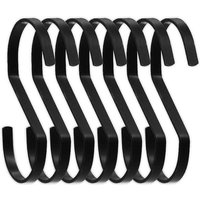 BEBUSINGOTO 4-Zoll-Handtuchhalter, mittelgroße schwarze flache S-Haken, robuste S-Haken aus Edelstahl BEBUSINGOTO 4-Zoll-Handtuchhalter, mittelgroße schwarze flache S-Haken, robuste S-Haken aus Edelstahl von BEBUSINGOTO