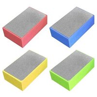 BEBUSINGOTO 4-teilige Diamant-Handpolierpads zum Schleifen von Beton, Glas, Stein, Granit, Marmor 60, 100, 200, 400 (wie abgebildet) von BEBUSINGOTO