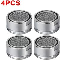 BEBUSINGOTO 4-teiliger Ersatz-Badezimmer-Wasserhahnbelüfter – 15"/16" 24 mm Küchenspüle-Wasserhahnbelüfter, Badezimmer-Waschbecken-Wasserhahnaufsatz, BEBUSINGOTO 4-teiliger Ersatz-Badezimmer-Wasserhahnbelüfter – 15"/16" 24 mm Küchenspüle-Wasserhahnbelüfter, Badezimmer-Waschbecken-Wasserhahnaufsatz, von BEBUSINGOTO