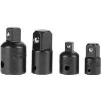 BEBUSINGOTO 4-teiliger Steckschlüssel-Adapterschlüssel aus Chrom-Vanadium-Stahl (schwarz) von BEBUSINGOTO