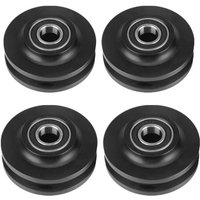 BEBUSINGOTO 4Pcs Schiebetür Räder Scheune Tür Schrank Schrank Hardware Schrank Fenster Schiebe Pulley BEBUSINGOTO 4Pcs Schiebetür Räder Scheune Tür Schrank Schrank Hardware Schrank Fenster Schiebe Pulley von BEBUSINGOTO
