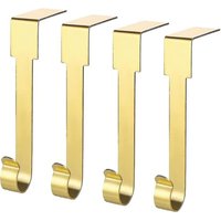 BEBUSINGOTO 4er-Pack Weihnachtsstrumpfhalter für den Kamin, Weihnachtsstrumpfhalter aus Metall mit Anti-Rutsch-Beschichtung, Weihnachtsstrumpfhaken BEBUSINGOTO 4er-Pack Weihnachtsstrumpfhalter für den Kamin, Weihnachtsstrumpfhalter aus Metall mit Anti-Rutsch-Beschichtung, Weihnachtsstrumpfhaken von BEBUSINGOTO