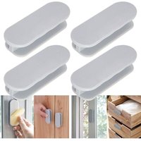 BEBUSINGOTO 4er-Pack selbstklebende Schrankschubladengriffe, Hilfsmittel für Küchenschrankknöpfe, Schubladenfenster, Schiebetüren, Kleiderschränke BEBUSINGOTO 4er-Pack selbstklebende Schrankschubladengriffe, Hilfsmittel für Küchenschrankknöpfe, Schubladenfenster, Schiebetüren, Kleiderschränke von BEBUSINGOTO
