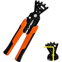 BEBUSINGOTO 5-in-1-Abisolierzange, multifunktionale automatische Abisolierzange, elektrischer Kabelschneider-Crimper, professionelle Abisolierzange BEBUSINGOTO 5-in-1-Abisolierzange, multifunktionale automatische Abisolierzange, elektrischer Kabelschneider-Crimper, professionelle Abisolierzange von BEBUSINGOTO