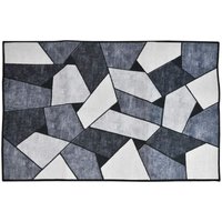 BEBUSINGOTO 50 x 80 cm, rutschfeste Eingangsmatte, maschinenwaschbar, saugfähige und langlebige Fußmatte, Fußmatte für Schlafzimmer, Wohnzimmer, BEBUSINGOTO 50 x 80 cm, rutschfeste Eingangsmatte, maschinenwaschbar, saugfähige und langlebige Fußmatte, Fußmatte für Schlafzimmer, Wohnzimmer, von BEBUSINGOTO