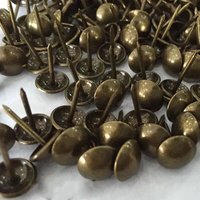 BEBUSINGOTO 500 Stück Polsternägel, strapazierfähig, 17 x 11 mm, bronzefarben, dekorative Polsternägel, Retro-Nagel, DIY-Polsternägel für Möbel, von BEBUSINGOTO