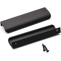 BEBUSINGOTO 5er-Set schwarzer Profilgriff, schwarzer Küchenmöbelgriff -128, schwarzer Küchengriff, mattschwarzer Möbelgriff aus Aluminiumlegierung, BEBUSINGOTO 5er-Set schwarzer Profilgriff, schwarzer Küchenmöbelgriff -128, schwarzer Küchengriff, mattschwarzer Möbelgriff aus Aluminiumlegierung, von BEBUSINGOTO