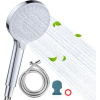 BEBUSINGOTO 6-stufiges Druckfilter-Duschset, inklusive Handbrause, Schlauch und Arm, geeignet für hartes Wasser von BEBUSINGOTO