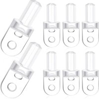 BEBUSINGOTO 8-teiliger Reparaturstab für Hardware-Zauberstäbe, Endkappen, für defekte horizontale Jalousien, Ersatz-Kits für von BEBUSINGOTO