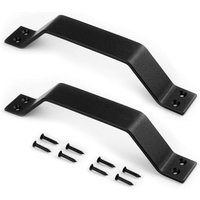 BEBUSINGOTO 9" Schiebetürgriff, Schwarzes Torgriff-Set, Türgriff, Zuggriff für Schiebetür, Innen- und Außentüren, Türgriff BEBUSINGOTO 9" Schiebetürgriff, Schwarzes Torgriff-Set, Türgriff, Zuggriff für Schiebetür, Innen- und Außentüren, Türgriff von BEBUSINGOTO