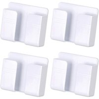 BEBUSINGOTO 99 28 86 mm, (weiß) 4-teiliges Wandregal für den Haushalt, Paste, Handy-Laderegal, multifunktionale Aufbewahrung und Aufbewahrung von BEBUSINGOTO