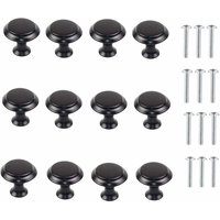 BEBUSINGOTO Ahlsen Schranktürknöpfe, 12 Stück, runde Küchenschrankgriffe in Pilzform für Küchen-, Kleiderschrank-, Schrank-, Schubladen-, BEBUSINGOTO Ahlsen Schranktürknöpfe, 12 Stück, runde Küchenschrankgriffe in Pilzform für Küchen-, Kleiderschrank-, Schrank-, Schubladen-, von BEBUSINGOTO