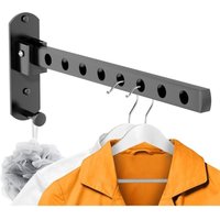 BEBUSINGOTO An der Wand montierter Wäscheständer, um 90 ° drehbarer, faltbarer Wäschetrockner, an der Wand montierter Kleiderbügel-Wäscheständer, BEBUSINGOTO An der Wand montierter Wäscheständer, um 90 ° drehbarer, faltbarer Wäschetrockner, an der Wand montierter Kleiderbügel-Wäscheständer, von BEBUSINGOTO