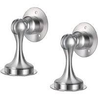 BEBUSINGOTO Antikollisions-Türstopper, rostfrei und langlebig, doppelseitiges Klebeband, stanzfrei (2 Stück) von BEBUSINGOTO