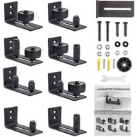 BEBUSINGOTO Bodenführung für Schiebetür Verstellbare Bodenrollenführung mit Schrauben, 8 Variationsmöglichkeiten für alle Schiebetüren, perfekt für BEBUSINGOTO Bodenführung für Schiebetür Verstellbare Bodenrollenführung mit Schrauben, 8 Variationsmöglichkeiten für alle Schiebetüren, perfekt für von BEBUSINGOTO