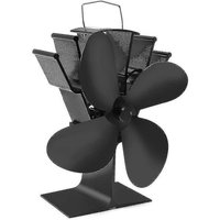 BEBUSINGOTO Die besten Angebote für 4-flügelige Wärmepumpenlüfter für Holzöfen, Kaminventilatoren für Warmluft und umweltfreundliche Öfen von BEBUSINGOTO