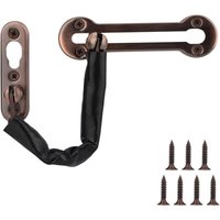 BEBUSINGOTO Diebstahlsichere Türkette aus Edelstahl, PU-Lederkette, Sicherheitsschloss für Schiebetüren, Inneneinrichtung von Hotels BEBUSINGOTO Diebstahlsichere Türkette aus Edelstahl, PU-Lederkette, Sicherheitsschloss für Schiebetüren, Inneneinrichtung von Hotels von BEBUSINGOTO