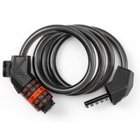 BEBUSINGOTO Diebstahlsicheres Fahrradschloss, Kabellänge 110 cm x 11 mm, mit 5-stelligem Smartcode, Schloss für Fahrrad Dreirad Roller BEBUSINGOTO Diebstahlsicheres Fahrradschloss, Kabellänge 110 cm x 11 mm, mit 5-stelligem Smartcode, Schloss für Fahrrad Dreirad Roller von BEBUSINGOTO