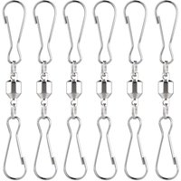 BEBUSINGOTO Doppelte Drehclips – Spiral-Windaufhänger, Spiralschwänze, Windsäcke, zum Drehen von Windsäcken und allen Drachen, Blumentöpfen, Pflanzen BEBUSINGOTO Doppelte Drehclips – Spiral-Windaufhänger, Spiralschwänze, Windsäcke, zum Drehen von Windsäcken und allen Drachen, Blumentöpfen, Pflanzen von BEBUSINGOTO