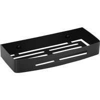 BEBUSINGOTO Duschablage aus Edelstahl – Badezimmer-Badewannenregal, Ablage, Wand-Eckregal (1 Ebene, Edelstahl (Schwarz)) von BEBUSINGOTO