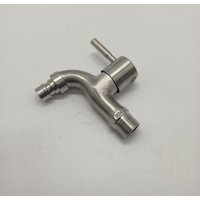 BEBUSINGOTO Edelstahl-Wandarmatur für Badezimmer, Waschbecken, Waschmaschine, Gartenhähne BEBUSINGOTO Edelstahl-Wandarmatur für Badezimmer, Waschbecken, Waschmaschine, Gartenhähne von BEBUSINGOTO