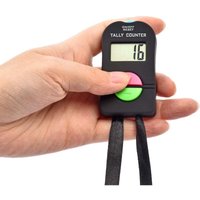 BEBUSINGOTO Elektronischer Zählzähler/Handheld-Digitalklicker mit Umhängeband, 4-stellig, Discgolf/Baseballfeld/Busfahrer/Angel/Hakenreihenzählung (1 BEBUSINGOTO Elektronischer Zählzähler/Handheld-Digitalklicker mit Umhängeband, 4-stellig, Discgolf/Baseballfeld/Busfahrer/Angel/Hakenreihenzählung (1 von BEBUSINGOTO