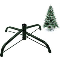 BEBUSINGOTO Faltbarer Weihnachtsbaumständer aus Eisen mit Schrauben für Partydekoration, künstliche Metallstange (30 cm, Ø 1,9 cm) von BEBUSINGOTO
