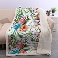 BEBUSINGOTO Flamingo-Sherpa-Decke, 100 x 150 cm, bequem, leicht und strapazierfähig, für Sofa, Stuhl, Bett, Geschenk für Kinder und Frauen BEBUSINGOTO Flamingo-Sherpa-Decke, 100 x 150 cm, bequem, leicht und strapazierfähig, für Sofa, Stuhl, Bett, Geschenk für Kinder und Frauen von BEBUSINGOTO