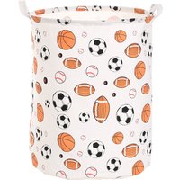 BEBUSINGOTO Großer Wäschekorb für schmutzige Kleidung, faltbarer Wäschekorb für Kinder mit Abdeckung, Sportball, wasserdichte Canvas-Aufbewahrungsbox BEBUSINGOTO Großer Wäschekorb für schmutzige Kleidung, faltbarer Wäschekorb für Kinder mit Abdeckung, Sportball, wasserdichte Canvas-Aufbewahrungsbox von BEBUSINGOTO