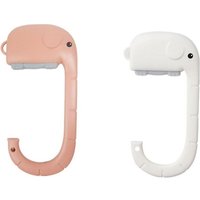 BEBUSINGOTO Handtaschenhaken für Tische, 2 Stück tragbare Taschenhaken für Tisch, Kunststoff, Elefant, Schreibtisch, seitlicher Rucksackhaken, BEBUSINGOTO Handtaschenhaken für Tische, 2 Stück tragbare Taschenhaken für Tisch, Kunststoff, Elefant, Schreibtisch, seitlicher Rucksackhaken, von BEBUSINGOTO