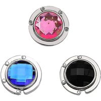 BEBUSINGOTO Handtaschenhalterhaken, 3 Stück faltbare Tischtaschenhaken, runder Handtaschenhalter, Taschenhalter für die Tischplatte, für Handtasche, BEBUSINGOTO Handtaschenhalterhaken, 3 Stück faltbare Tischtaschenhaken, runder Handtaschenhalter, Taschenhalter für die Tischplatte, für Handtasche, von BEBUSINGOTO