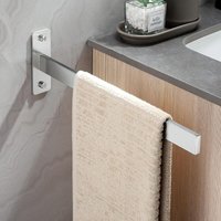 BEBUSINGOTO Handtuchhalter fürs Badezimmer, Doppelhandtuchhalter, Wandmontage, gebürsteter Edelstahl, Silber, für Badezimmer, Küche BEBUSINGOTO Handtuchhalter fürs Badezimmer, Doppelhandtuchhalter, Wandmontage, gebürsteter Edelstahl, Silber, für Badezimmer, Küche von BEBUSINGOTO