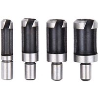 BEBUSINGOTO Holzdübelfräser 8er Set Holzdübelbohrer Dübelfräser Werkzeug zur Herstellung eines Holzdübels Dübel Zapfendübel von BEBUSINGOTO