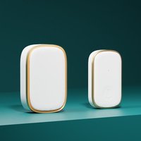 BEBUSINGOTO Kabellose Türklingel, 304 m Reichweite, laut genug mit 5 Lautstärkestufen und Lautlosmodus, blinkende Türklingel-LED von BEBUSINGOTO