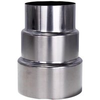 BEBUSINGOTO Kaminrohrreduzierstück aus Edelstahl - Ermöglicht den Anschluss des Gerätes an den Schornstein oder Kaminofen - Optimiert für Kamine, von BEBUSINGOTO