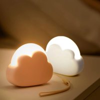 BEBUSINGOTO Kinder 2er Set LED Wolken Baby Nachtlampe zum Stillen, Wiederaufladbare Nachttischlampe fürs Erwachsenenschlafzimmer, Tragbare von BEBUSINGOTO